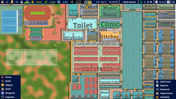 Игра Academia : School Simulator, скриншот