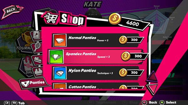 Игра Ангелы Тенниса EX, скриншот