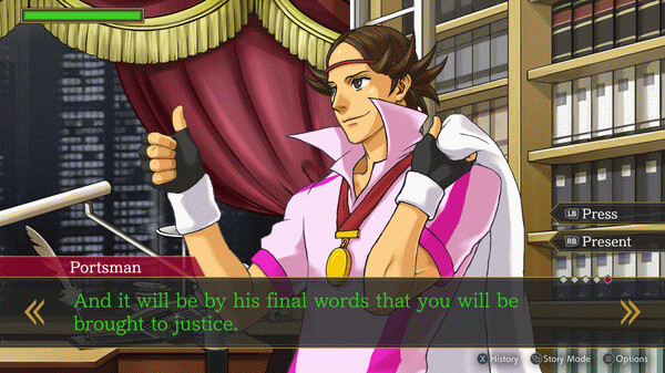 Игра Ace Attorney Investigations Collection, скриншот
