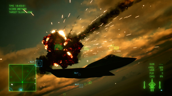 Игра ACE COMBAT 7: SKIES UNKNOWN - Ten Million Relief Plan, скриншот