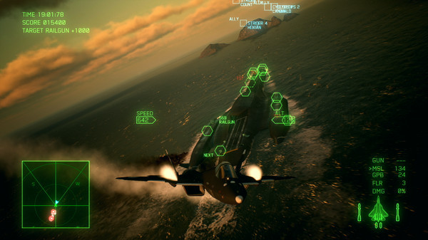 Игра ACE COMBAT 7: SKIES UNKNOWN - Ten Million Relief Plan, скриншот
