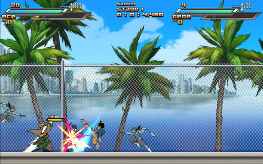 Игра Aces Wild: Manic Brawling Action!, скриншот