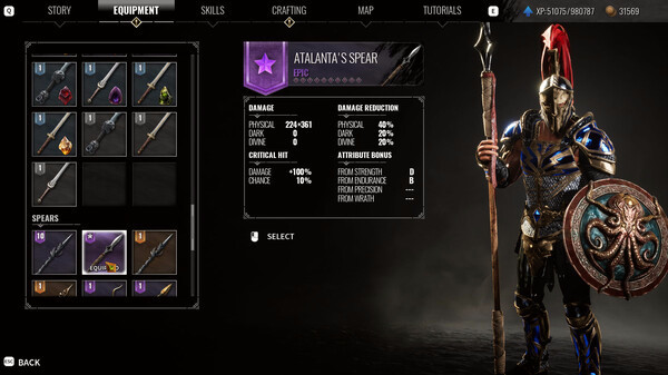 Игра Achilles: Legends Untold, скриншот