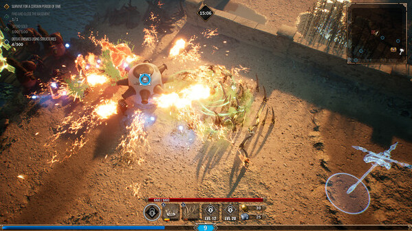 Игра Achilles: Survivor, скриншот