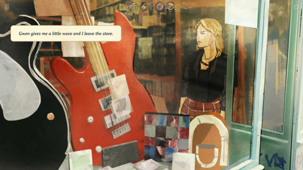 Игра Across the Grooves, скриншот