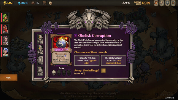 Игра Across the Obelisk, скриншот