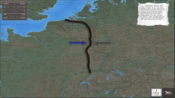 Игра Across the Rhine, скриншот