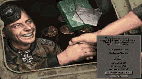 Игра Across the Rhine, скриншот