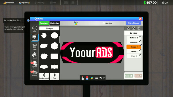 Игра Ad Agency Simulator, скриншот