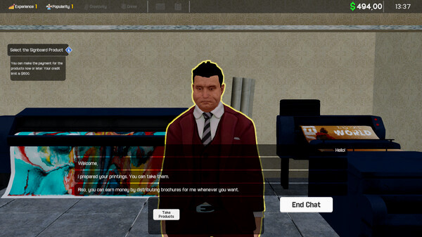 Игра Ad Agency Simulator, скриншот
