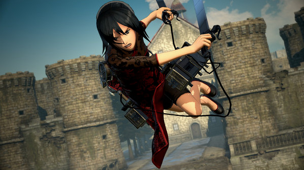 Игра Additional Mikasa Costume: Chinese Dress Outfit, скриншот