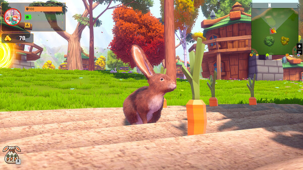 Игра Adventure Forest: Rabbit Story, скриншот