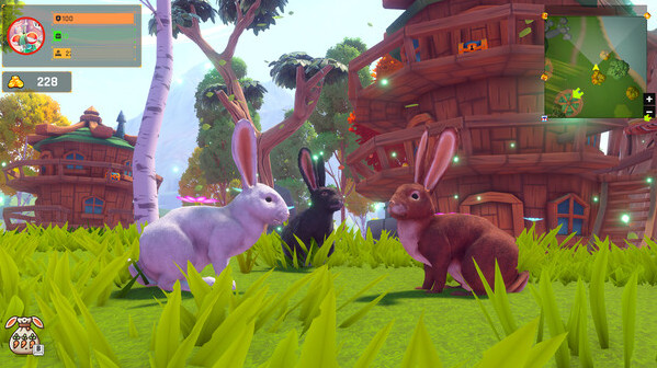 Игра Adventure Forest: Rabbit Story, скриншот