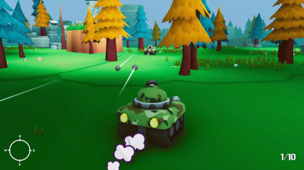 Игра Adventure Tanks, скриншот