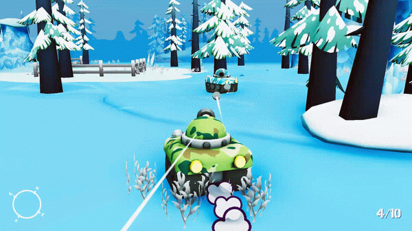 Игра Adventure Tanks, скриншот