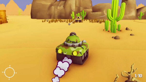 Игра Adventure Tanks, скриншот