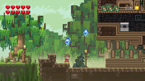 Игра Adventures of Pip, скриншот