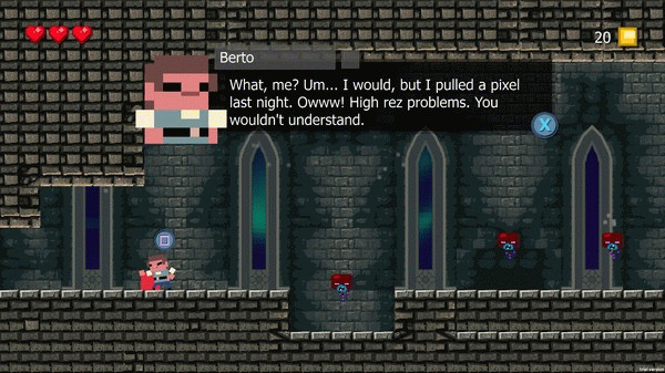Игра Adventures of Pip, скриншот
