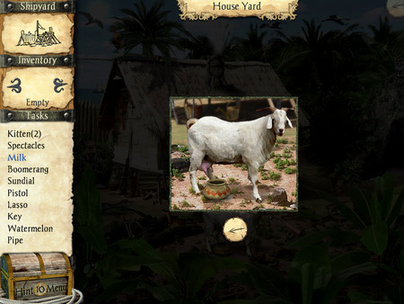 Игра Adventures of Robinson Crusoe, скриншот
