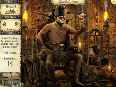 Игра Adventures of Robinson Crusoe, скриншот