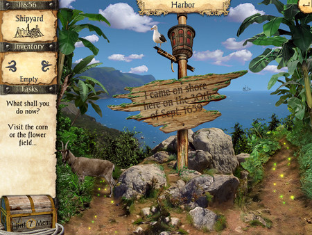 Игра Adventures of Robinson Crusoe, скриншот