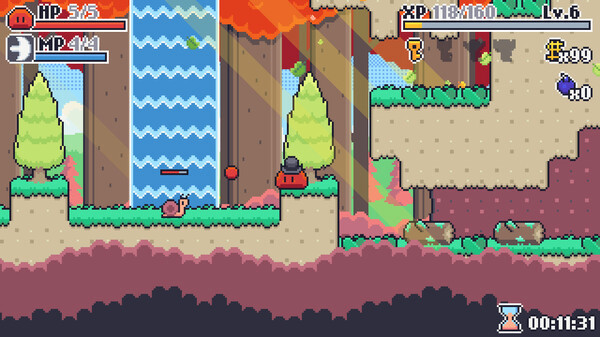 Игра Adventurous Slime, скриншот