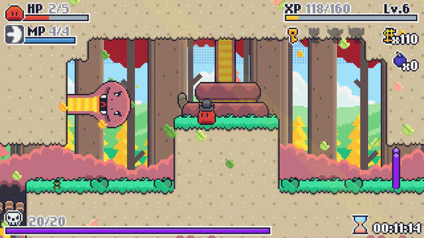 Игра Adventurous Slime, скриншот