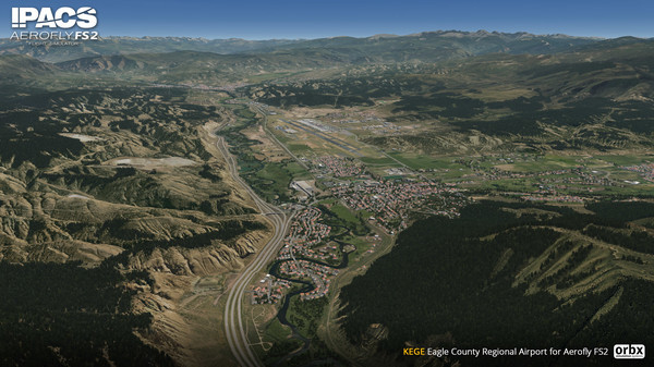 Игра Aerofly FS 2 - Orbx - Eagle County Colorado, скриншот