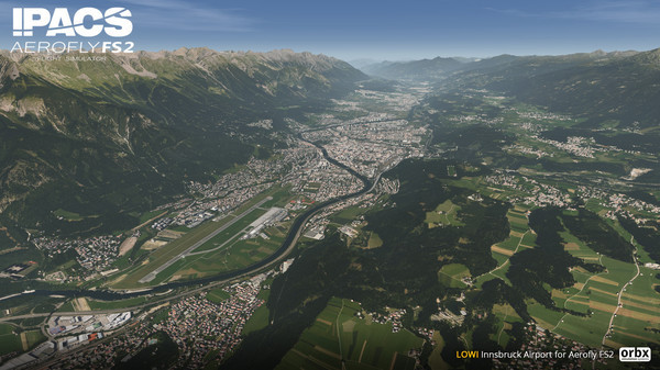 Игра Aerofly FS 2 - Orbx - Innsbruck Airport, скриншот