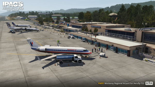 Игра Aerofly FS 2 - Orbx - Monterey Regional Airport, скриншот