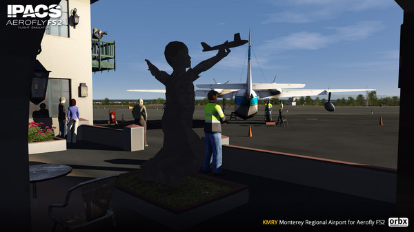 Игра Aerofly FS 2 - Orbx - Monterey Regional Airport, скриншот