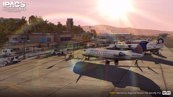 Игра Aerofly FS 2 - Orbx - Monterey Regional Airport, скриншот