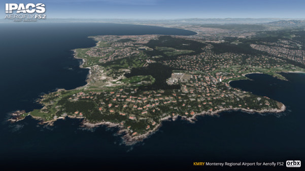 Игра Aerofly FS 2 - Orbx - Monterey Regional Airport, скриншот