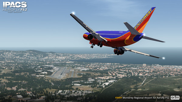 Игра Aerofly FS 2 - Orbx - Monterey Regional Airport, скриншот