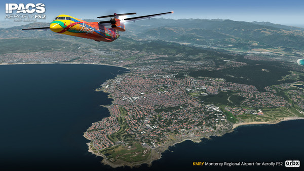 Игра Aerofly FS 2 - Orbx - Monterey Regional Airport, скриншот