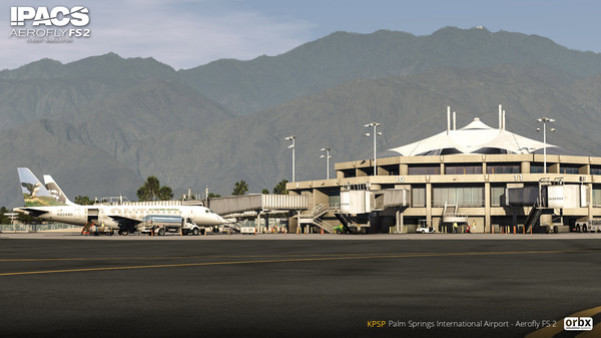 Игра Aerofly FS 2 - Orbx - Palm Springs International Airport, скриншот