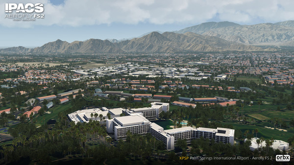 Игра Aerofly FS 2 - Orbx - Palm Springs International Airport, скриншот