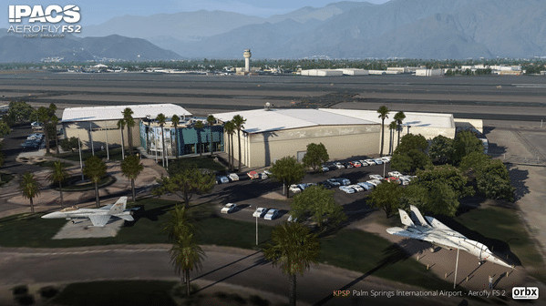 Игра Aerofly FS 2 - Orbx - Palm Springs International Airport, скриншот