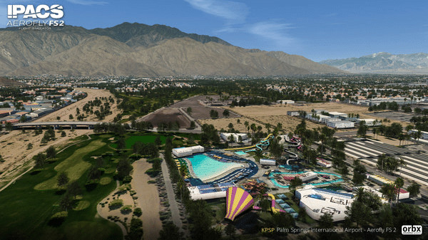 Игра Aerofly FS 2 - Orbx - Palm Springs International Airport, скриншот