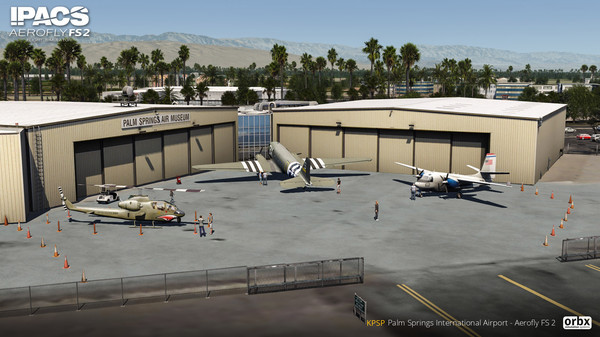 Игра Aerofly FS 2 - Orbx - Palm Springs International Airport, скриншот