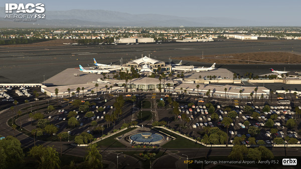 Игра Aerofly FS 2 - Orbx - Palm Springs International Airport, скриншот