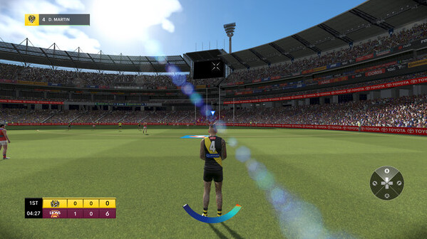 Игра AFL 23, скриншот