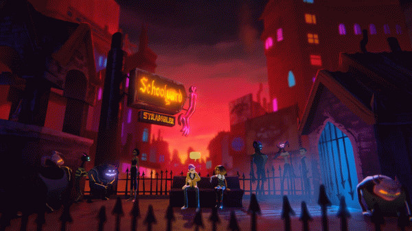 Игра Afterparty, скриншот