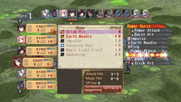 Игра Agarest: Generations of War, скриншот