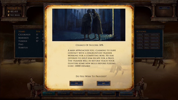 Игра Age of Gladiators, скриншот