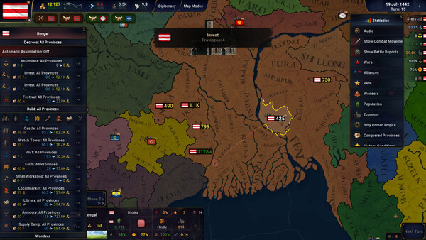 Игра Age of History 2, скриншот