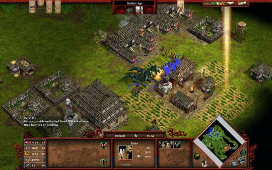 Игра Age of Mythology EX: Tale of the Dragon, скриншот