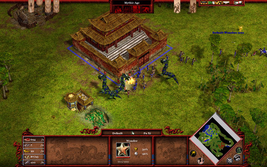 Игра Age of Mythology EX: Tale of the Dragon, скриншот