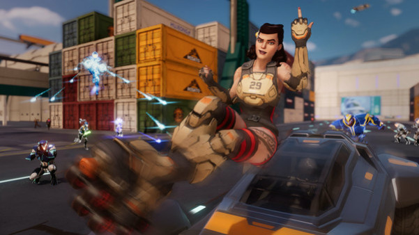 Игра Agents of Mayhem, скриншот