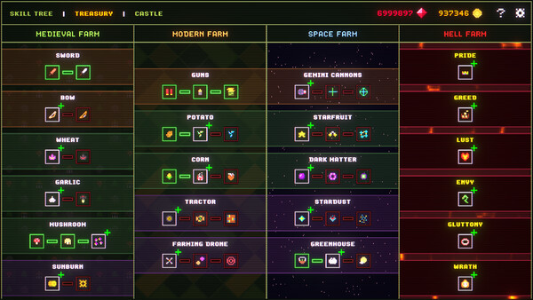 Игра Agrivore: Incremental Farming, скриншот